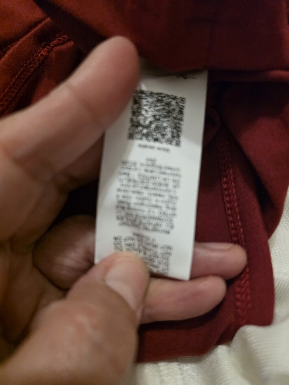 Red Button-Front Long Sleeve Cardigan - Picture 8 of 9